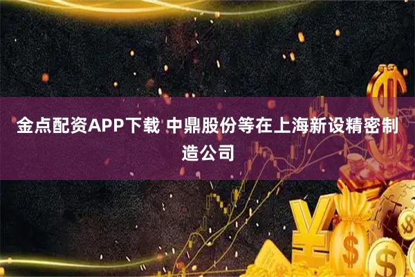 金点配资APP下载 中鼎股份等在上海新设精密制造公司